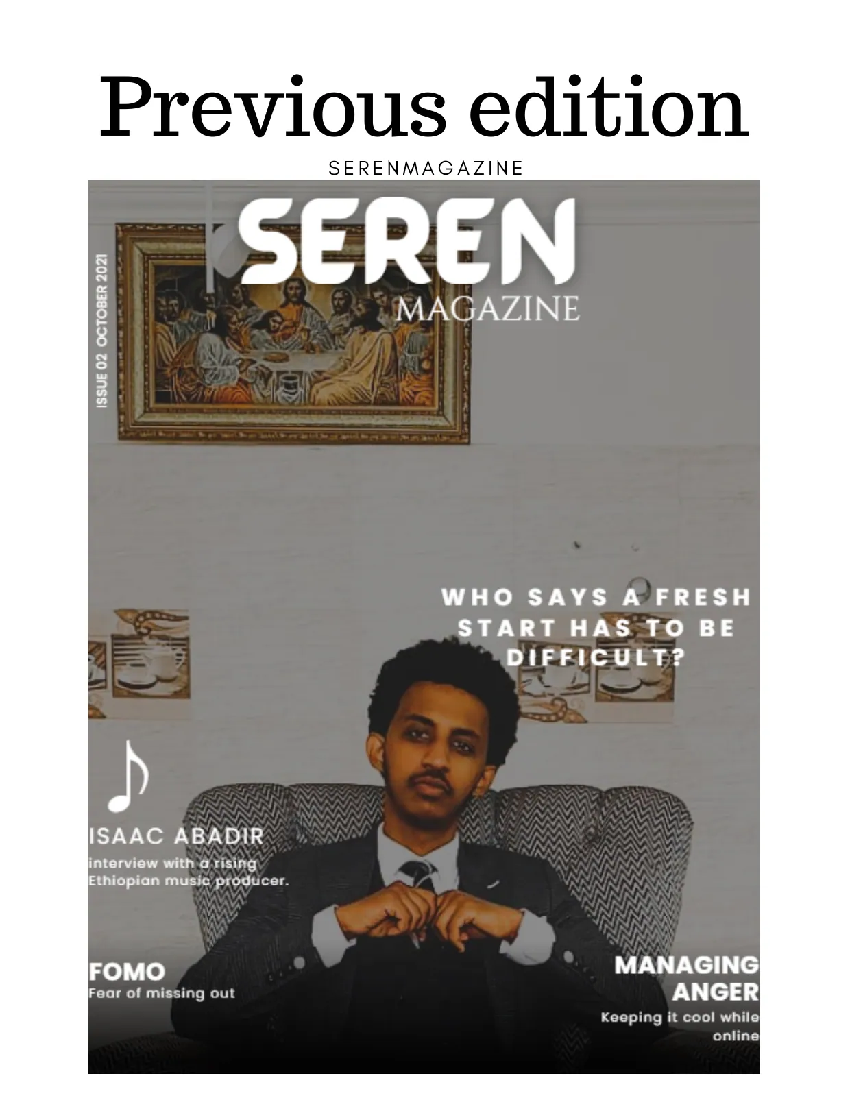 Seren Magazine Issue 3, page 22 of 23