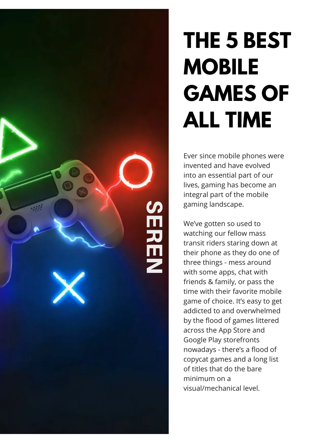 Seren Magazine Issue 7, page 14 of 23
